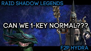 HYDRA CLAN BOSS  CAN WE 1KEY NORMAL WITH GEOMANCER FREE 2 PLAY  RAID Shadow Legends [upl. by Zebaj]