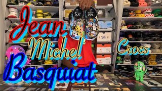 JeanMichel Basquiat classic x Crocs Review  on foot [upl. by Eimrej498]