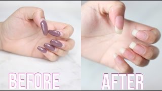 How To Remove Acrylic Nails At Home [upl. by Marcos]