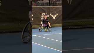 travelling to play wheelchair tennis disability fshd tennis [upl. by Ecidnarb]