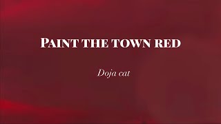 Doja cat  Paint the town red [upl. by Rotman]