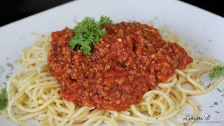 Easy Homemade Spaghetti With Ground Beef Recipe  Episode 136 [upl. by Shirberg]