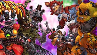 SFM FNaF Scrap vs Demented REMATCH [upl. by Akeemaj]