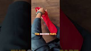 How to Tie a Tie Easiest way to tie a tie party hack wedding look alshihacks [upl. by Anolahs]