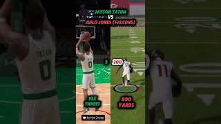 Jayson Tatum Vs Juilo Jones Skills Challenge madden25 nba2k25 [upl. by Ynafit587]