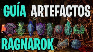 TODOS LOS ARTEFACTOS Y CUEVAS de RAGNAROK [upl. by Etan569]