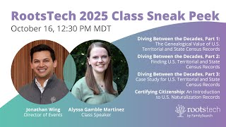 RootsTech 2025 Class Sneak Peek [upl. by Ahsatan]