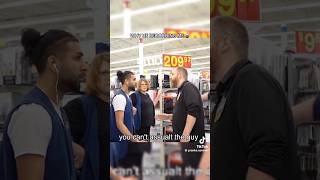 Walmart employee gets kicked out of WALMART🥾🚶🏽‍♂️‍➡️prank walmart kickedout [upl. by Neelsaj]