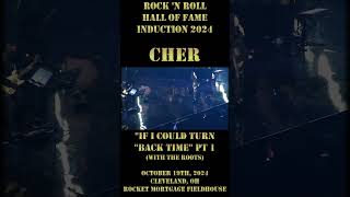 Rock amp Roll Hall of Fame Induction 2024  Cher  If I Could Turn Back Time pt 1 shorts cher rock [upl. by Bully]