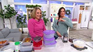 LocknLock 9Piece MultiShape Nestable Container Set on QVC [upl. by Niattirb254]