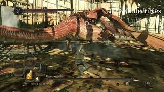 Dark Souls 2  BOSS  Le Dragon Gardien  The Guardian Dragon  100 Collectibles  Guide [upl. by Marva]