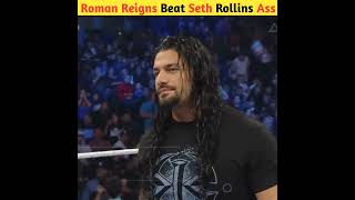 Roman Reigns interrupts Seth Rollins shorts wwe [upl. by Mendoza]