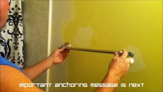 how to install an 18 inch towel bar [upl. by Fein]