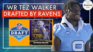 The Ravens FINALLY give the fans something by drafting Tez Walker and a much needed OT 945 [upl. by Hanser]