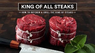 How to GRILL THE KING OF ALL STEAKS The Ribeye Cap Steak [upl. by Ameehsat259]