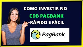 Como investir no cdb do Pagbank [upl. by Peltz]