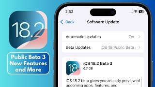 iOS 182 Public Beta 3 is OUT with NEW FEATURES [upl. by Jelsma637]