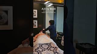 Fire Cupping by therapist alliswell alternativetherapy firecupping relax massage [upl. by Durnan]