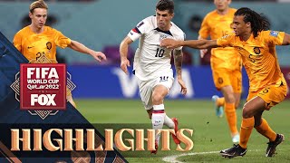 Netherlands vs United States Highlights  2022 FIFA World Cup  Round of 16 [upl. by Nosrak930]