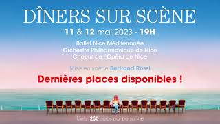 Teaser dîner sur la scène de l’Opéra en présence des artistes de l’Opéra Nice Côte d’Azur [upl. by Collette]