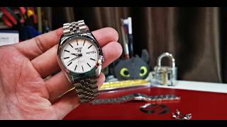 Poorman Grand Seiko change Rolex jubilee link Seiko 5 SNKL41K1 How to 80 Become 8000 Feel  pt2 [upl. by Nynnahs]