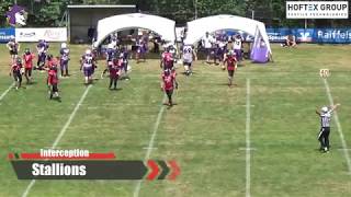 2018 Hof Jokers U19  Aschaffenburg Stallions U19  Highlights  Football Jugend Verbandsliga Bayern [upl. by Thorncombe]