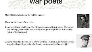 war poets Brooke [upl. by Herb939]