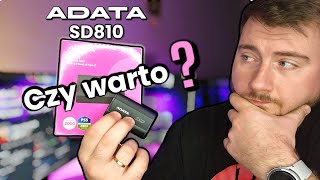 Dysk zewnętrzny SSD Adata SD810  Czy warto [upl. by Eirhtug]