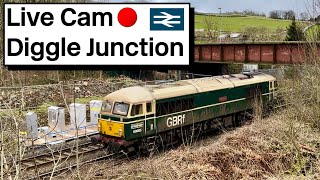 Diggle Junction Railcam LIVE  21102024 [upl. by Noseaj]