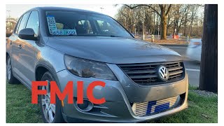 Vw Tiguan Front Mount Intercool DIY  How To mk6 gti  Only Tiguan With A FMIC… Dual Intercooler [upl. by Sayce]