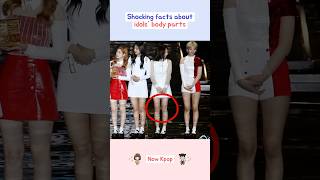 Shocking facts about idols body parts kpop shorts [upl. by Eyllom71]