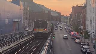 LIRR train action  Nostrand Avenue 1152023 [upl. by Jaenicke]