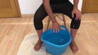 Esguince de tobillo Ttr Antiinflamatorio Agua con hielo Ivan Crespo Osteópata DO  Fisioterapeuta [upl. by Euqinad]