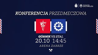 Konferencja prasowa przed meczem Górnik Zabrze  Stal Mielec [upl. by Eronel705]