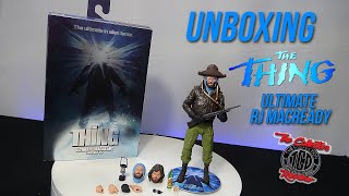 Neca The Thing RJ MacReady Outpost 31 Action Figure Unboxing [upl. by Ajan512]