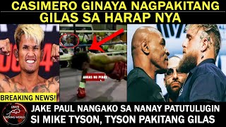 CASIMERO GINAYA Nagpakitang Gilas Sa Harap NyaMike Tyson Nagpakitang Gilas Jake Paul Nangako [upl. by Primo]