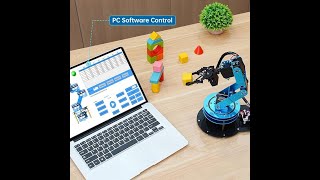 LewanSoul Robotic Arm Kit 6DOF Programming Robot Arm with Handle PC Software and APP [upl. by Alyson]