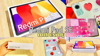 Unboxing Redmi Pad SE ✨‼️💗  accesorios  2023 New💌 redmipadse unboxing [upl. by Ettennan]