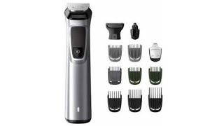 PHILIPS MG771515 Multigroom Series for Men 7000 13in1 Face Hair and Body TrimmerClipper [upl. by Nethsa]