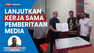 Tribun Papua bareng BKKBN Lanjutkan Kerjasama Media Sebar Informasi Percepatan Penurunan Stunting [upl. by Dixie]