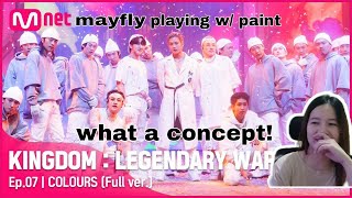 MAYFLY PLAYING WITH PAINT RAP UNIT CHANGBIN BANGCHAN HANHONGJOONG HUTA KINGDOM LEGENDARY WAR [upl. by Rego309]