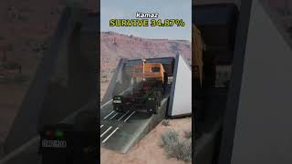 Jump Brake test with Trucks beamngdrive beamng gaming [upl. by Agon]