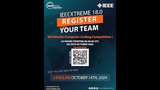 Team Registration in IEEEXTREME Programming Competition [upl. by Serrell652]