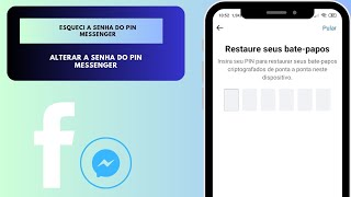 Como esqueci o PIN do Messenger esqueci o código do pin messenger [upl. by Atinele818]