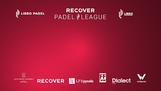 Recover Padel League  Live 12 feb Jenny Eklund  Anna Karlin  Marcus Forsberg  Adam Forsberg [upl. by Cecilla]