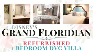 Grand Floridian 1Bedroom DVC Villa Tour  Refurbished  Room 1409 Standard View [upl. by Ethel]