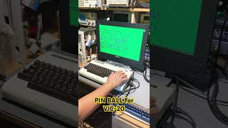 Testing VIC20 with PIN BALL game VIC1820 Cartridge [upl. by Bendicta]