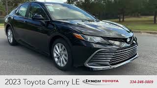 2023 Toyota Camry LE in Midnight Black Metallic  Stock 37048 [upl. by Ylas]