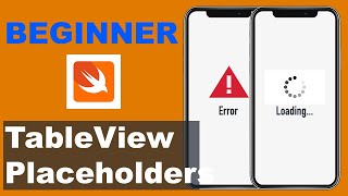 TableView Placeholders amp States in App Swift 5  Xcode 11  2020 [upl. by Erbas]