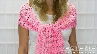 HOW to CROCHET BROOMSTICK LACE SHAWL  DIY Tutorial for Right and Left Hand [upl. by Efron274]